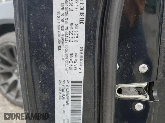 2019 Dodge Charger GT with VIN 2C3CDXHG2KH608648, listed as a Copart auction lot 50422345 with 111,202 mi miles and Salvage Title. Bid and sale history available at DreamBid. Image 15.