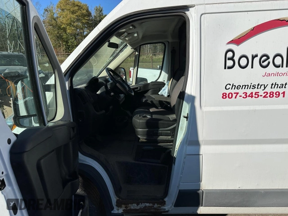 2017 Ram ProMaster Cargo with VIN 3C6TRVCG6HE537734, listed as a Copart auction lot 76005984 with 218,832 mi miles and Salvage Title. Bid and sale history available at carsss.com. Image 6.