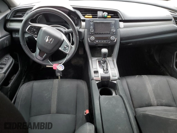 2020 Honda Civic LX with VIN 19XFC2F68LE004429, listed as a Copart auction lot 87172554 with 75,513 mi miles and Salvage Title. Bid and sale history available at DreamBid. Image 8.