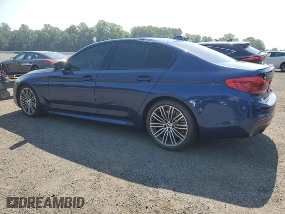 2020 BMW 5 Series M550i xDrive with VIN WBAJS7C0XLBN96338, listed as a Copart auction lot 60591815 with 73,910 mi miles and Salvage title. Bid and sale history available at DreamBid. Image 2.