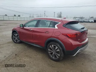 2017 Infiniti QX30 Luxury with VIN SJKCH5CR4HA035947, listed as a Copart auction lot 46508454 with 96,555 mi miles and Salvage Title. Bid and sale history available at carsss.com. Image 2.