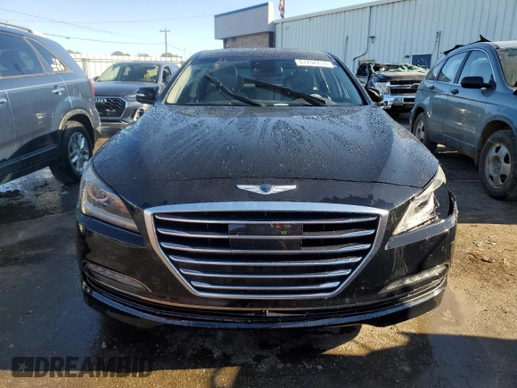 2017 Genesis G80 3.8L with VIN KMHGN4JE2HU193561, listed as a Copart auction lot 81742214 with 75,904 mi miles and Salvage Title. Bid and sale history available at DreamBid. Image 5.