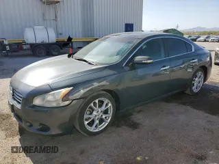 2013 Nissan Maxima SV with VIN 1N4AA5AP7DC814229, listed as a Copart auction lot 60822095 with 100,658 mi miles and Salvage title. Bid and sale history available at DreamBid. Image 1.