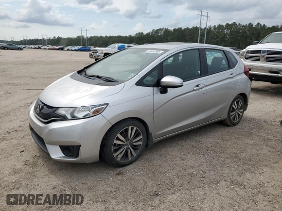 2015 Honda Fit EX-L with VIN 3HGGK5H81FM710337, listed as a Copart auction lot 54482965 with 111,433 mi miles and Salvage Title. Bid and sale history available at DreamBid. Image 1.
