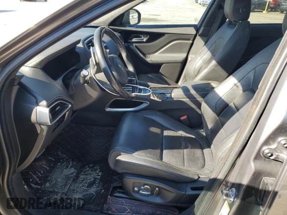2019 Jaguar F-Pace S with VIN SADCM2FV9KA353502, listed as a Copart auction lot 46871175 with 89,000 mi miles and Salvage Title. Bid and sale history available at DreamBid. Image 7.