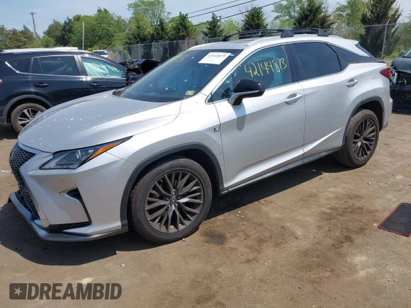 2017 Lexus RX 350 with VIN 2T2ZZMCA8HC045936, listed as a IAAI auction lot 42144873 with 87,147 mi miles and . Bid and sale history available at DreamBid. Image 2.