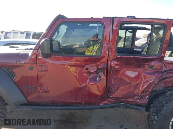 2021 Jeep Wrangler Unlimited Willys with VIN 1C4HJXDM7MW729606, listed as a IAAI auction lot 41294338 with Not Provided miles and . Bid and sale history available at DreamBid. Image 15.