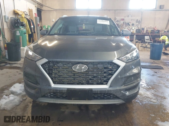 2019 Hyundai Tucson Ultimate with VIN KM8J3CAL0KU063161, listed as a IAAI auction lot 41606894 with 56,037 mi miles. Bid and sale history available at carsss.com. Image 12.