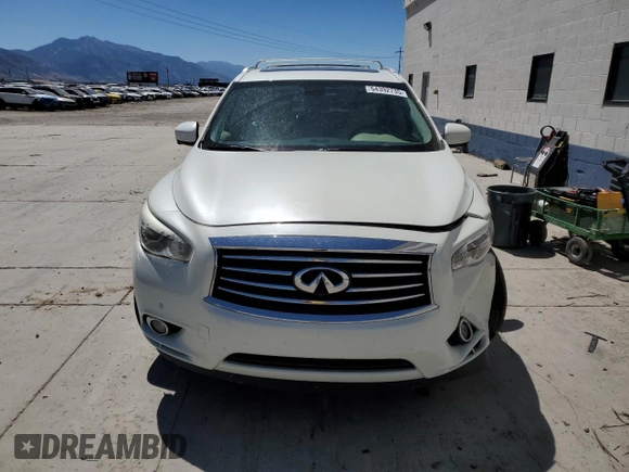 2015 Infiniti QX60 with VIN 5N1AL0MM5FC511828, listed as a Copart auction lot 64392735 with 111,444 mi miles and Salvage title. Bid and sale history available at DreamBid. Image 5.