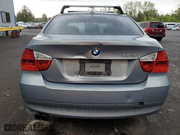 2006 BMW 3 Series 325i z VIN WBAVB13506KX39313, wystawiony jako Copart lot #56875025 z przebiegiem Nie podano mil oraz Szkoda całkowita • Salvage title. Historia ofert i sprzedaży dostępna na DreamBid. Obrazek 6.