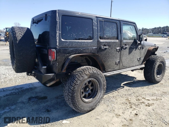 2016 Jeep Wrangler Unlimited Rubicon Hard Rock with VIN 1C4BJWFG9GL209484, listed as a Copart auction lot 87815475 with 85,729 mi miles and Salvage Title. Bid and sale history available at carsss.com. Image 3.
