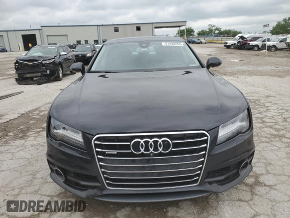 2014 Audi A7 Prestige with VIN WAU2GAFC0EN131545, listed as a Copart auction lot 57294245 with 117,646 mi miles and Salvage title. Bid and sale history available at DreamBid. Image 5.