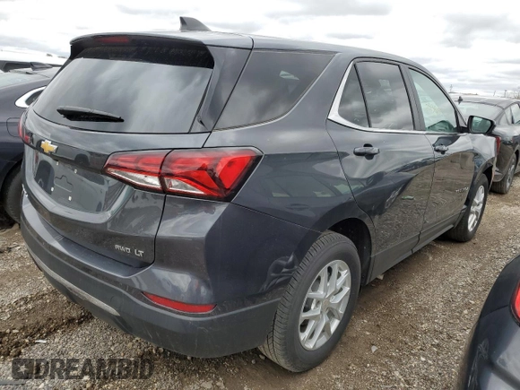 2023 Chevrolet Equinox LT with VIN 3GNAXUEG8PS197992, listed as a Copart auction lot 53134655 with 27,482 mi miles and Non Repairable. Bid and sale history available at DreamBid. Image 3.