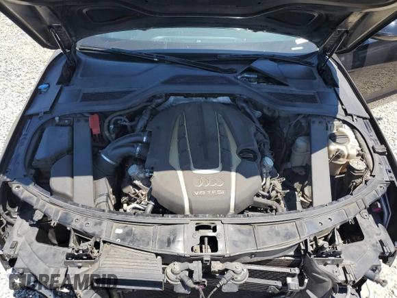 2013 Audi A8 4.0L with VIN WAUR2AFD5DN010742, listed as a Copart auction lot 62687735 with 107,984 mi miles and Salvage title. Bid and sale history available at DreamBid. Image 11.