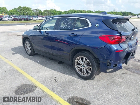 2018 BMW X2 sDrive28i with VIN WBXYJ3C34JEJ82980, listed as a IAAI auction lot 42473599 with 58,109 mi miles and . Bid and sale history available at DreamBid. Image 3.