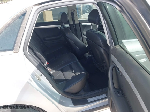 2007 Audi A4 2.0T with VIN WAUAF78E07A206870, listed as a IAAI auction lot 41682107 with 187,008 mi miles. Bid and sale history available at carsss.com. Image 8.