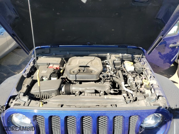 2018 Jeep Wrangler Unlimited Sport with VIN 1C4HJXDNXJW252254, listed as a Copart auction lot 73771424 with 71,772 mi miles and Salvage Title. Bid and sale history available at carsss.com. Image 11.
