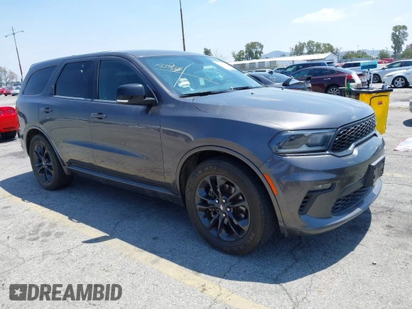 2021 Dodge Durango GT Plus with VIN 1C4RDHDG7MC540807, listed as a IAAI auction lot 42119872 with 97,478 mi miles and . Bid and sale history available at DreamBid. Image 1.