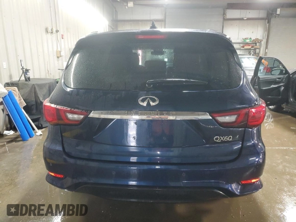 2020 Infiniti QX60 Luxe with VIN 5N1DL0MN7LC532276, listed as a Copart auction lot 50309855 with 14,951 mi miles and Salvage Title. Bid and sale history available at DreamBid. Image 6.