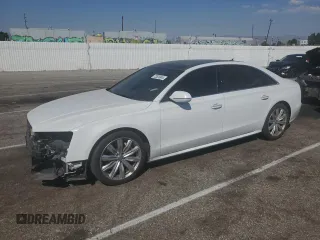 2018 Audi A8 L with VIN WAU44AFD5JN000311, listed as a Copart auction lot 72820344 with 70,140 mi miles and Salvage Title. Bid and sale history available at carsss.com. Image 1.