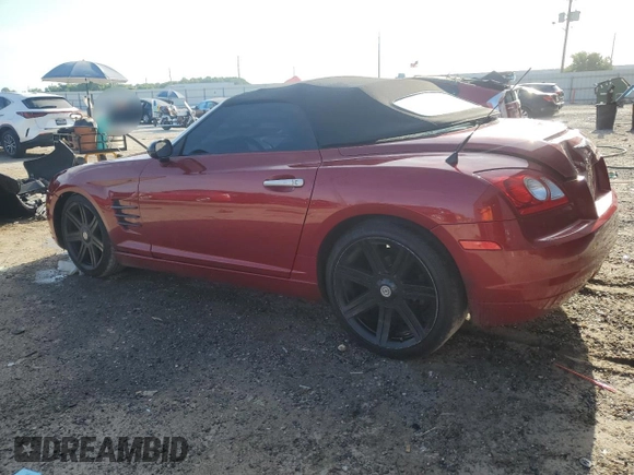 2005 Chrysler Crossfire Limited with VIN 1C3AN65L05X036107, listed as a Copart auction lot 54054095 with 155,782 mi miles and Salvage Title. Bid and sale history available at DreamBid. Image 2.
