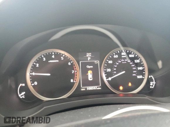 2014 Lexus IS 250 with VIN JTHBF1D25E5004997, listed as a Copart auction lot 57609535 with 100,597 mi miles and Salvage title. Bid and sale history available at DreamBid. Image 9.