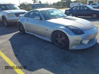 2003 Nissan 350Z Touring with VIN JN1AZ34E23T019866, listed as a IAAI auction lot 41293510 with 118,416 mi miles. Bid and sale history available at carsss.com. Image 1.