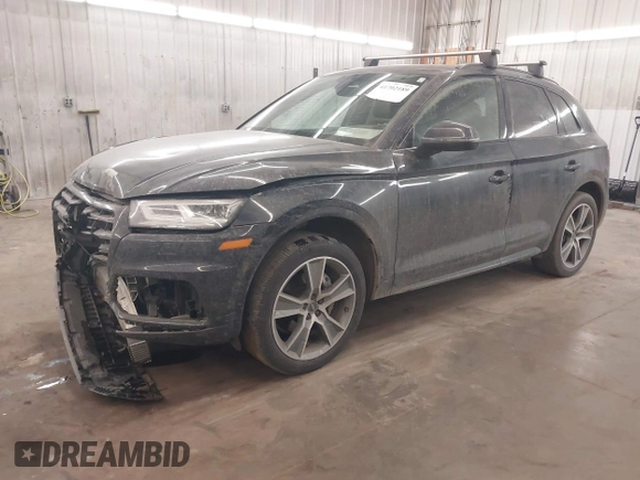 2019 Audi Q5 Premium Plus z VIN WA1BNAFY4K2091062, wystawiony jako IAAI lot #41702189 z przebiegiem 80 905 mil mil oraz . Historia ofert i sprzedaży dostępna na DreamBid. Obrazek 2.