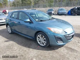 2011 Mazda Mazda3 s Sport with VIN JM1BL1K55B1472089, listed as a IAAI auction lot 41797032 with 74,579 mi miles. Bid and sale history available at carsss.com. Image 1.