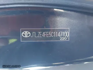 2012 Scion xB with VIN JTLZE4FE5C1147100, listed as a IAAI auction lot 41993922 with 154,620 mi miles. Bid and sale history available at carsss.com. Image 9.