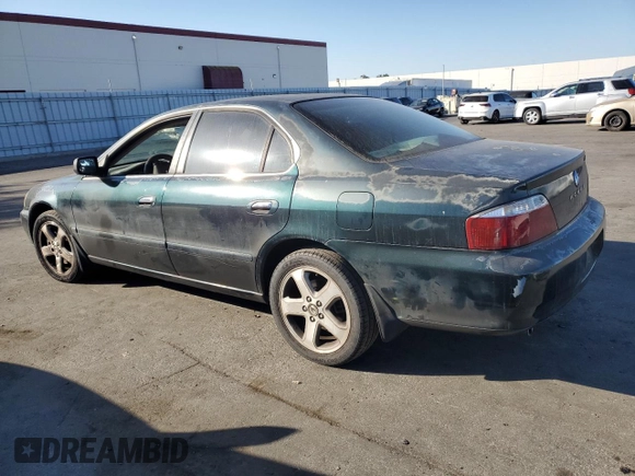 2002 Acura TL Type S w/Navigation with VIN 19UUA56912A008642, listed as a Copart auction lot 72225974 with 153,202 mi miles and Clean Title. Bid and sale history available at carsss.com. Image 2.