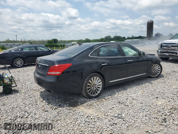 2015 Hyundai Equus Signature z VIN KMHGH4JH0FU098348, wystawiony jako Copart lot #58445284 z przebiegiem Nie podano mil oraz Szkoda całkowita • Salvage title. Historia ofert i sprzedaży dostępna na DreamBid. Obrazek 3.