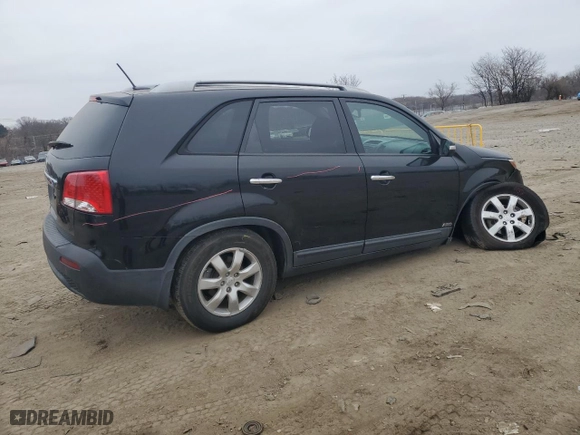2011 Kia Sorento LX with VIN 5XYKTCA12BG159382, listed as a Copart auction lot 49151255 with 118,413 mi miles and Salvage Title. Bid and sale history available at carsss.com. Image 3.