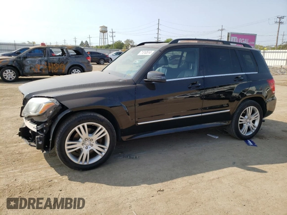2013 Mercedes-Benz GLK 350 with VIN WDCGG8JB1DG116355, listed as a Copart auction lot 71310514 with 105,758 mi miles and Salvage Title. Bid and sale history available at DreamBid. Image 1.