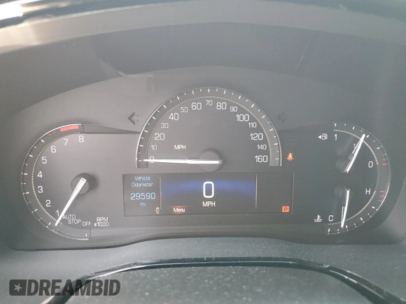 2017 Cadillac XT5 Luxury FWD with VIN 1GYKNBRS8HZ235385, listed as a Copart auction lot 55817055 with 29,590 mi miles and Salvage Title. Bid and sale history available at DreamBid. Image 9.