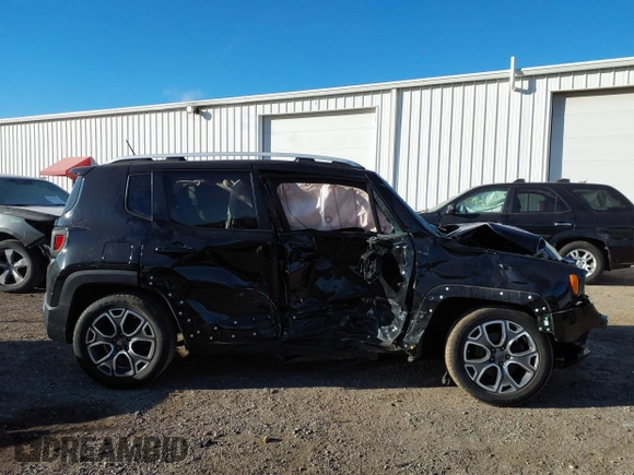 2016 Jeep Renegade Limited with VIN ZACCJADT1GPE09567, listed as a IAAI auction lot 41295278 with Not Provided miles and . Bid and sale history available at DreamBid. Image 13.