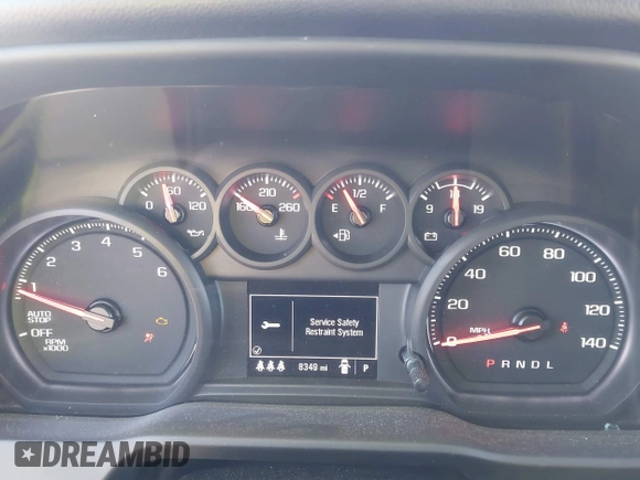 2024 Chevrolet Silverado 1500 Custom with VIN 1GCPABEK6RZ350551, listed as a IAAI auction lot 41732434 with 8,349 mi miles and . Bid and sale history available at DreamBid. Image 7.
