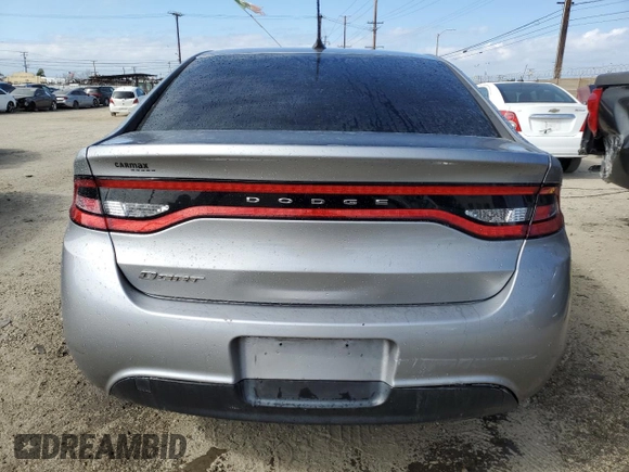 2016 Dodge Dart SE with VIN 1C3CDFAA0GD750906, listed as a Copart auction lot 50974565 with 88,003 mi miles and Clean Title. Bid and sale history available at carsss.com. Image 6.