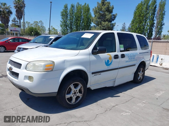 2006 Chevrolet Uplander LS Fleet with VIN 1GBDV13L96D248199, listed as a IAAI auction lot 42157927 with 92,514 mi miles. Bid and sale history available at carsss.com. Image 2.