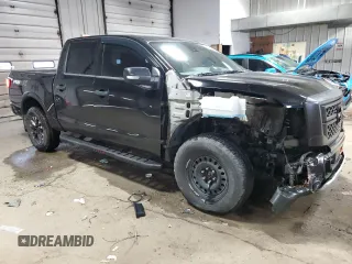 2023 Nissan Titan SV with VIN 1N6AA1ED0PN111600, listed as a Copart auction lot 57482755 with 36,920 mi miles and Salvage title. Bid and sale history available at DreamBid. Image 4.
