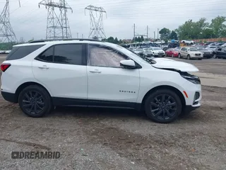 2024 Chevrolet Equinox RS with VIN 3GNAXMEG0RS221656, listed as a IAAI auction lot 42536858 with Not provided miles and . Bid and sale history available at DreamBid. Image 14.