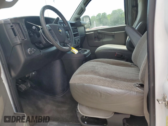 2017 Chevrolet Express Passenger LT with VIN 1GAZGPFG2H1180404, listed as a Copart auction lot 56962715 with 89,706 mi miles and Salvage title. Bid and sale history available at DreamBid. Image 7.