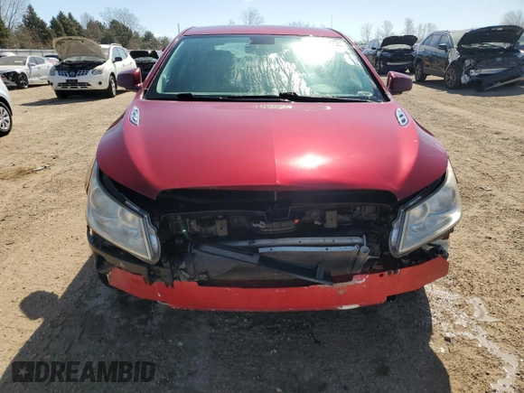 2011 Buick LaCrosse CXL with VIN 1G4GC5ED8BF211036, listed as a Copart auction lot 53132995 with 219,697 mi miles and Salvage Title. Bid and sale history available at DreamBid. Image 5.