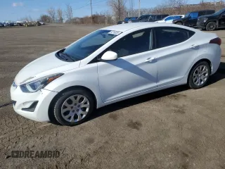 2016 Hyundai Elantra SE with VIN 5NPDH4AE8GH683400, listed as a Copart auction lot 51216025 with 179,569 mi miles and Salvage title. Bid and sale history available at DreamBid. Image 1.