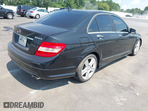 2011 Mercedes-Benz C 300 Sport with VIN WDDGF8BB1BR180376, listed as a IAAI auction lot 42669416 with Not provided miles and . Bid and sale history available at DreamBid. Image 4.