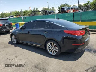 2014 Kia Optima SXL Turbo with VIN 5XXGR4A66EG280687, listed as a Copart auction lot 61647685 with 150,232 mi miles and Salvage title. Bid and sale history available at DreamBid. Image 2.