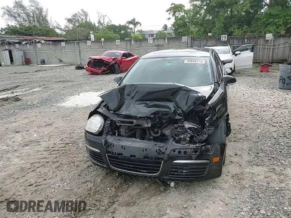 2009 Volkswagen Jetta SE with VIN 3VWRM71K09M149844, listed as a Copart auction lot 59668315 with Not provided miles and Salvage title. Bid and sale history available at DreamBid. Image 13.