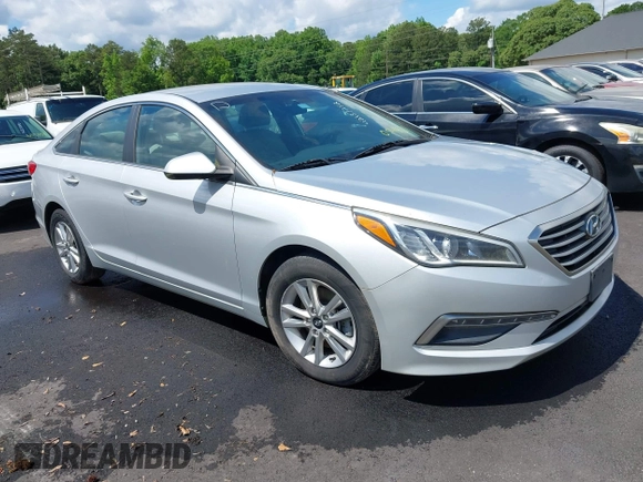 2015 Hyundai Sonata SE with VIN 5NPE24AF5FH054481, listed as a IAAI auction lot 42183252 with 107,370 mi miles and . Bid and sale history available at DreamBid. Image 1.
