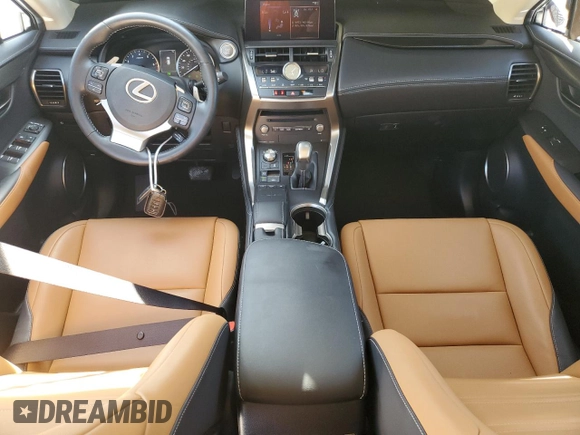 2020 Lexus NX 300 with VIN JTJAARBZ4L5011167, listed as a Copart auction lot 62017015 with 24,375 mi miles and Salvage title. Bid and sale history available at DreamBid. Image 8.
