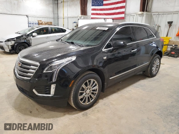 2017 Cadillac XT5 Luxury AWD with VIN 1GYKNDRS4HZ195480, listed as a Copart auction lot 49668545 with 109,583 mi miles and Clean Title. Bid and sale history available at carsss.com. Image 1.